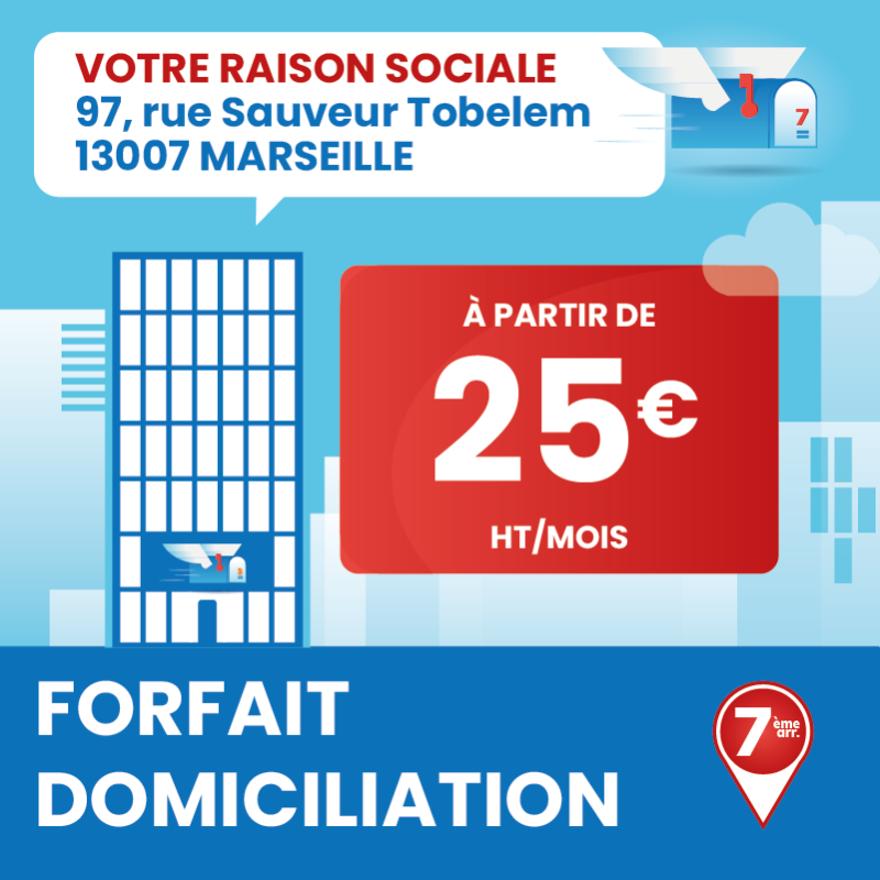 Domiciliation Marseille 7 - Domiciliation d'entreprises à Marseille 7ème