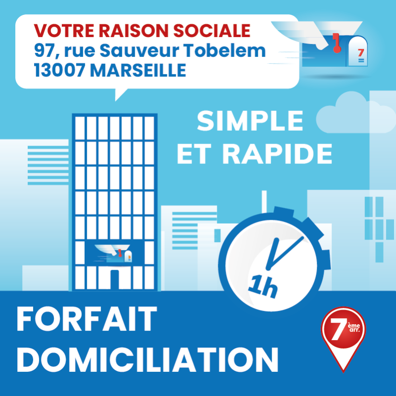 Domiciliation Marseille 7 - Domiciliation d'entreprises à Marseille 7ème