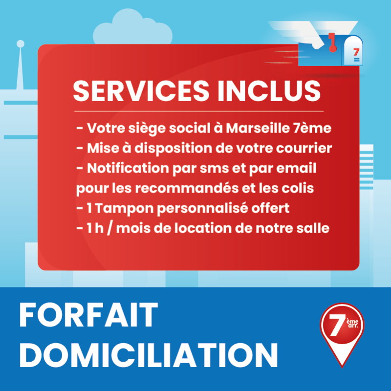 Domiciliation Marseille 7 - Domiciliation d'entreprises à Marseille 7ème