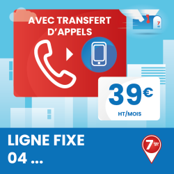 Attribution d'une ligne fixe en 04 avec transfert d'appels - Domiciliation d'entreprises à Marseille 7ème