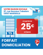 Forfaits de domiciliation à Marseille 7ème pour entreprise ou association